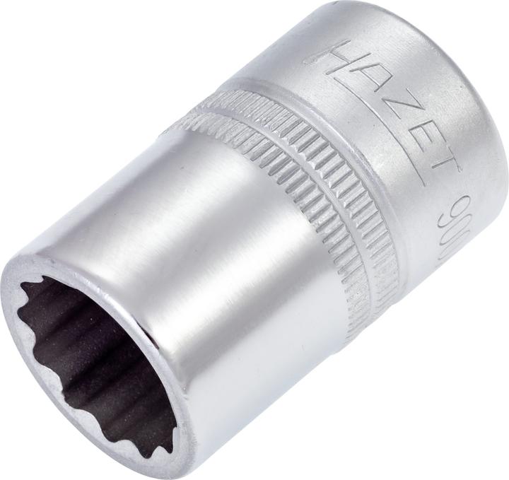 Produktbild HAZET Steckschlüsseleinsatz ∙ Doppelsechskant 900AZ-5/8 ∙ Vierkant12,5 mm (1/2 Zoll) ∙ Aussen Doppel… (5/8")