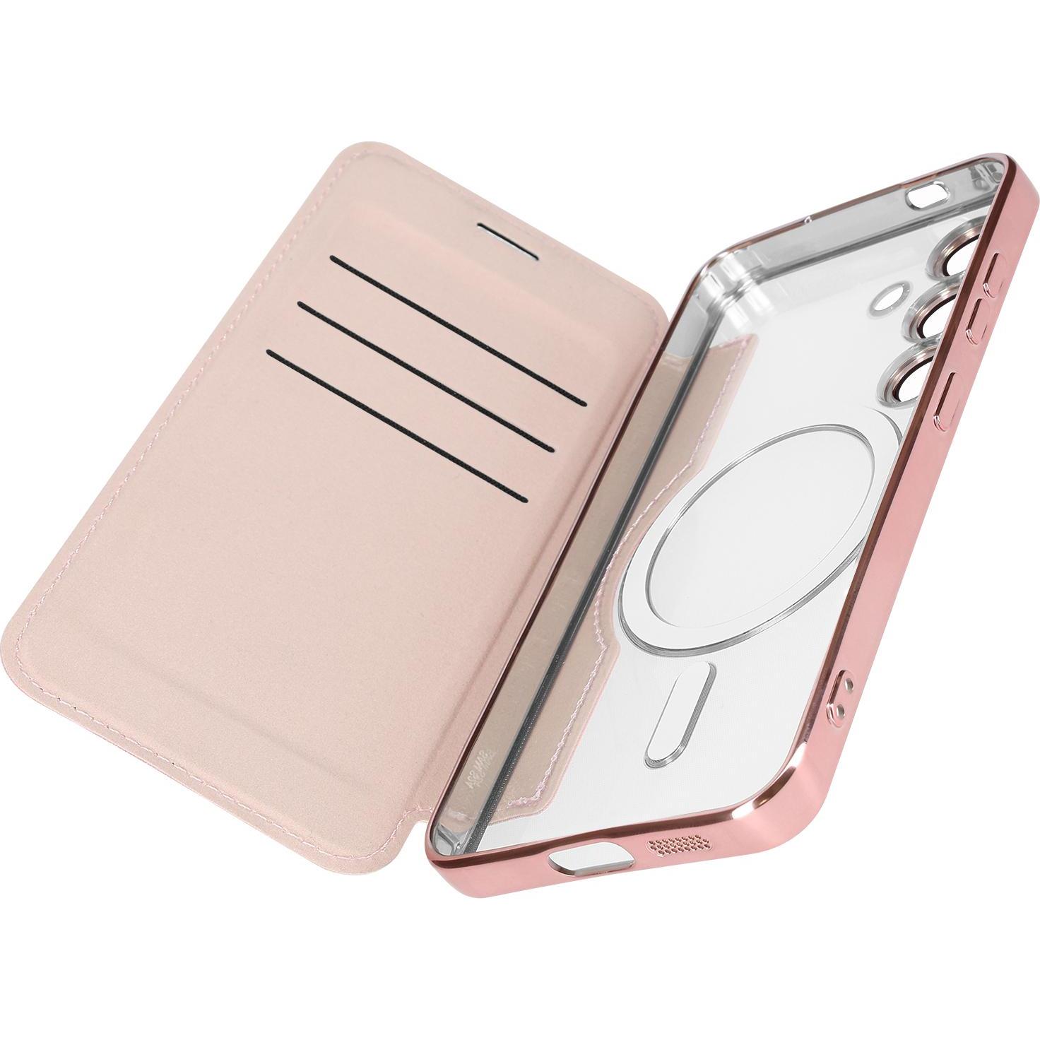 Avizar PocketSafe Cover Series (Samsung Galaxy S24), Smartphone Hülle, Rosa