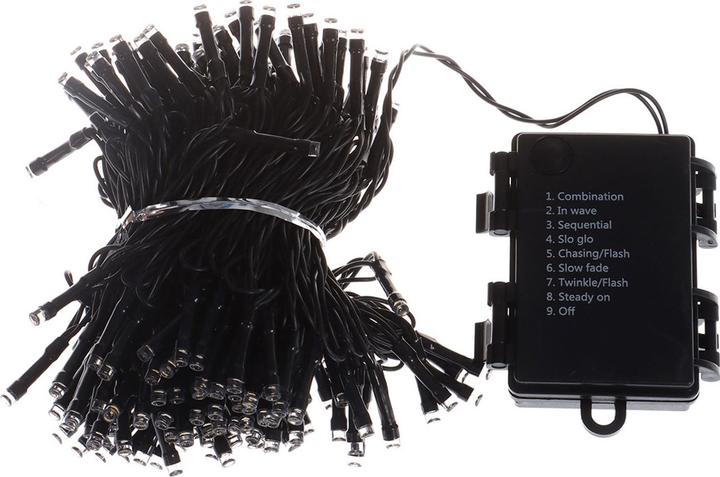 Produktbild Casativo LED Lichterkette 192 LEDs, warmweiss: 7 Leuchtmodi, batteriebetrieben, IP44, 14 m (14 m)