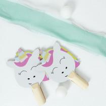 Actual product image Jeux 2 Momes unicorn ping pong fantasy game