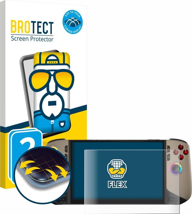 BROTECT Fullscreen Schutzfolie Displayschutz Folie Klar Transparent