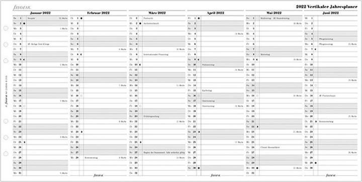 Image du produit Filofax A5 PLAN ANNUEL 2026 ALLEMAND (A5, Allemand)