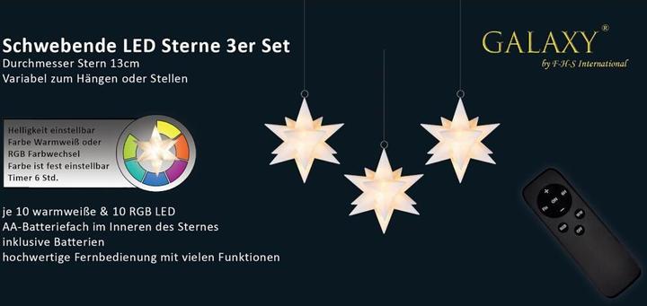 Produktbild FHS Sterne LED kabellos ø13 ws 3SZ (0.33 m)