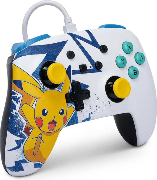 Immagine prodotto PowerA Controller cablato migliorato per Nintendo Switch - Pikachu ad alta tensione (Switch)