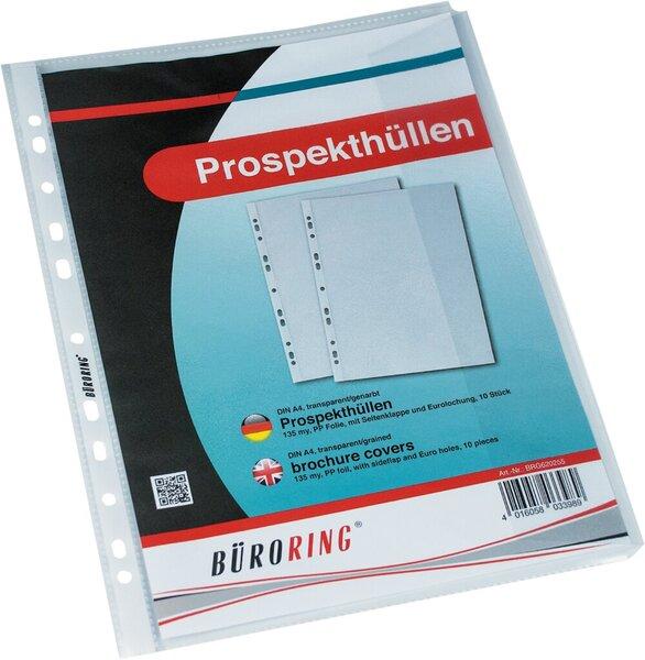 Produktbild Büroring Dokumentenhüllen A4 135my VE=10 Stück (A4, 10x)