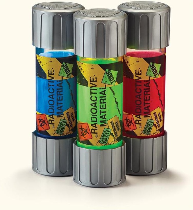Actual product image Playmates Teenage Mutant Ninja Turtles: Mutant Mayhem Ooze Cannisters with Figures Assortment (12)