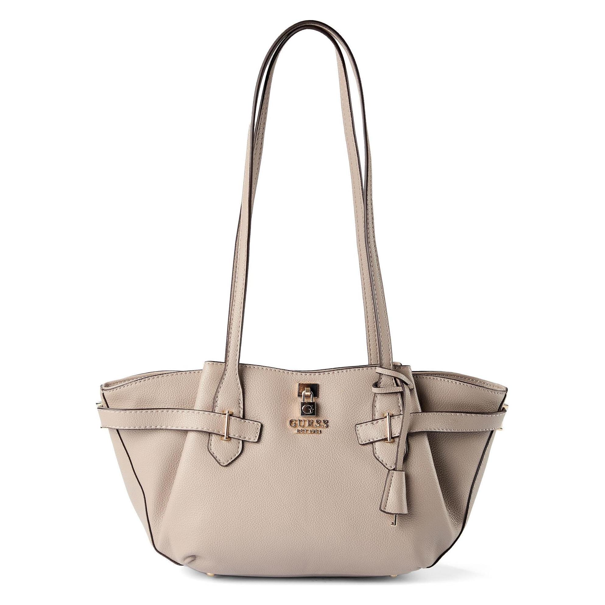 Guess, Vrouwen, Handtas, Yesba Girlfriend Shoulder Satchel Bag, Beige