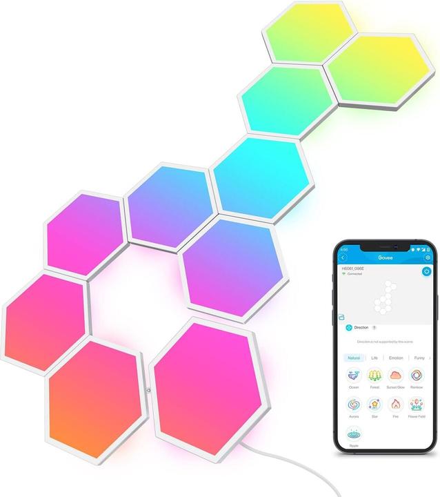 Actual product image Govee Glide Hexa Light Panels (458 lm)