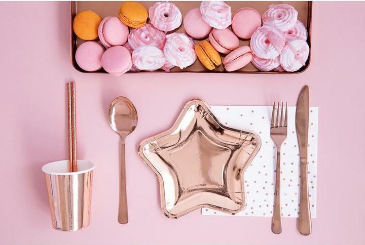 Immagine prodotto Partydeco Puntini oro rosa (20 x, 33 x 33 cm)