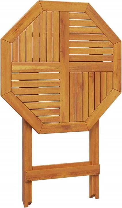 Actual product image vidaXL Gartentisch Klappbar Ø70 x 75 cm Akazie (70 cm)