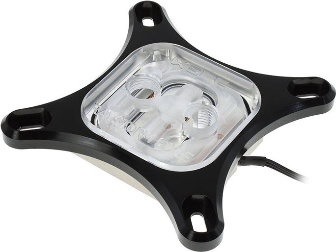 Actual product image XSPC RayStorm EDGE CPU Water Cooler Intel, ARGB