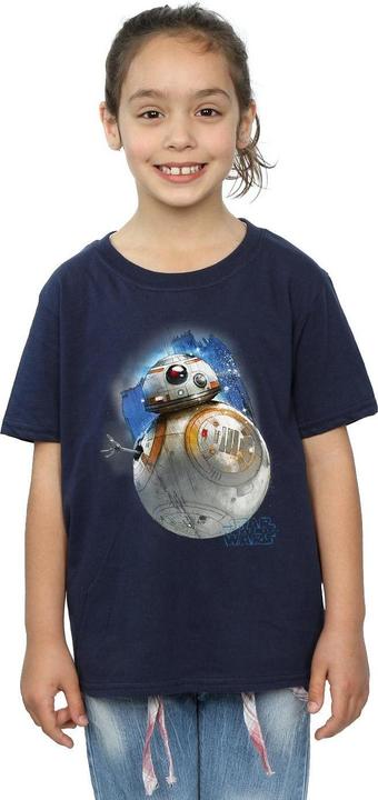 Actual product image Star Wars Girls BB-8 Brushed T-Shirt (128)