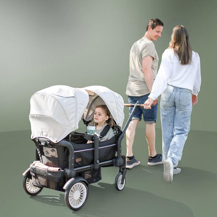 Produktbild BabyGo Cozy Rider black,beige