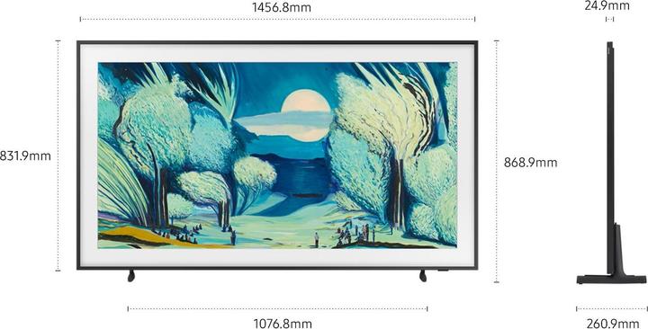 Produktbild Samsung TV QE65LS03FAUXXH Lifestyle Rahmen TV (65", The Frame, QLED, 4K, 2025)