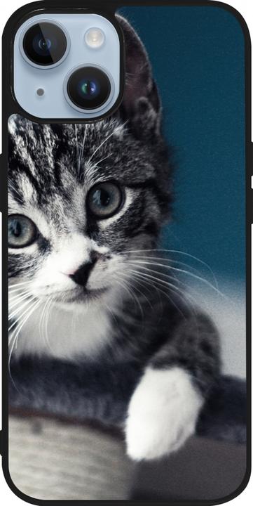 Immagine prodotto PhoneLook Coque Silicone rigide noir Meow 23 (Apple iPhone 15)