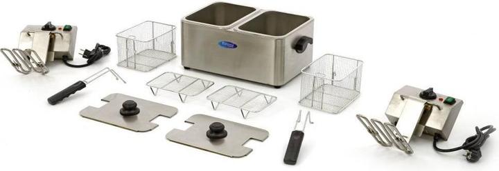 Produktbild Maxima Deep fryer 2x 4 L 2 Baskets up to 2 kg Fries