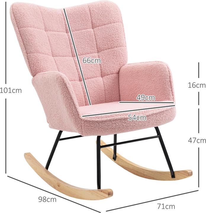 Immagine prodotto Homcom Sedia a dondolo