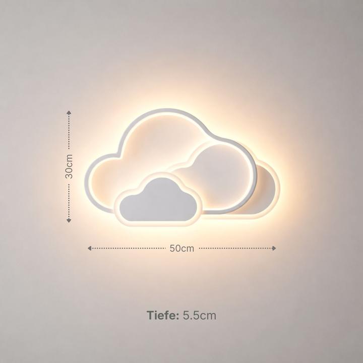 Produktbild Hermex LED Wolken-Deckenleuchte Deckenlampe Lampe Wohnzimmerlampe Leuchte (5400 lm)