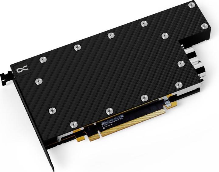 Actual product image Alphacool ES RTX A4000 with backplate