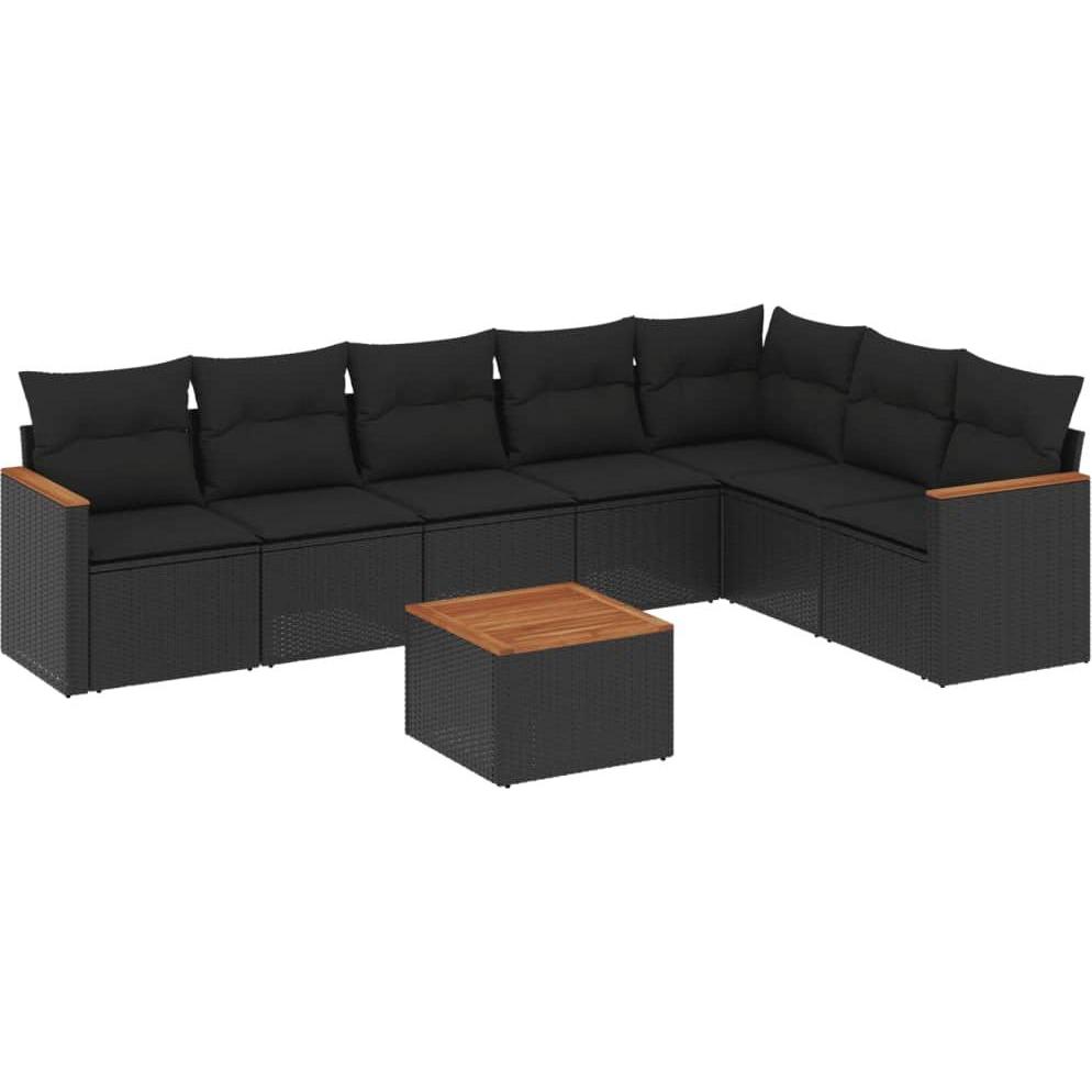 VidaXL, Gartenlounge, 10-tlg. Garten-Lounge-Set mit Kissen