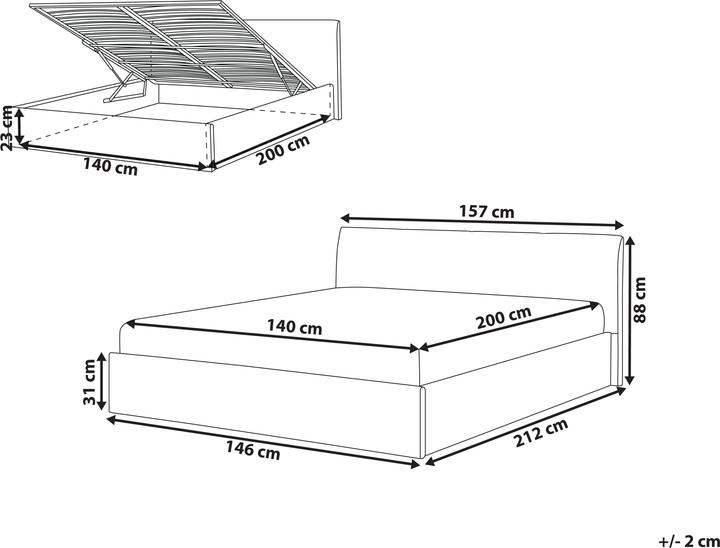 Image du produit Beliani Orbey (140 x 200 cm)