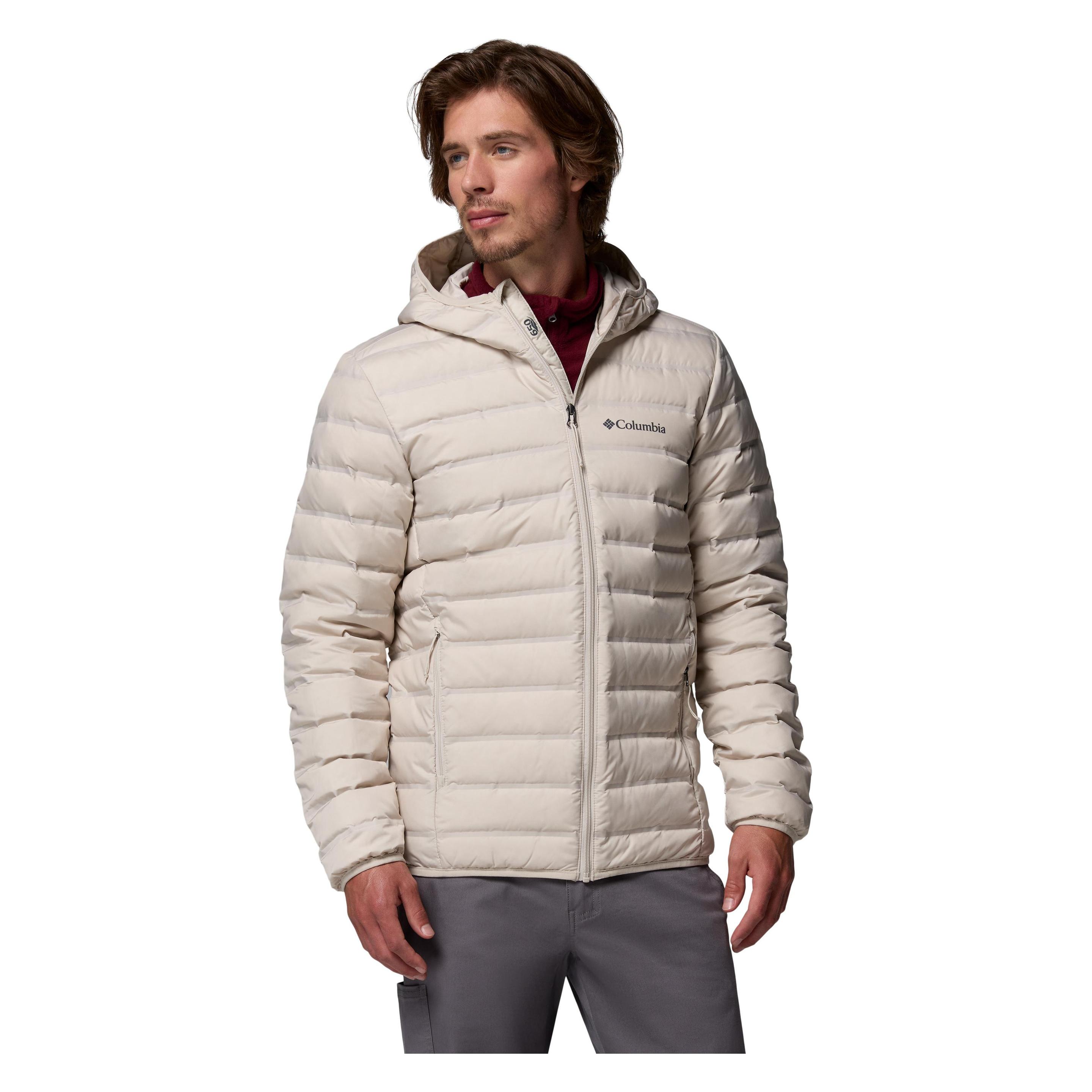 Columbia, Herren, Winterjacken, Lake 22™ Ii Down Hooded Jacket, Beige, Braun, (L)