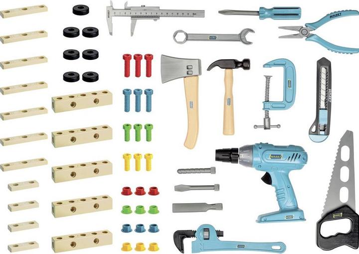 Actual product image HAZET Toy tool set JUNIORTOOL1 ∙ Number of tools: 61