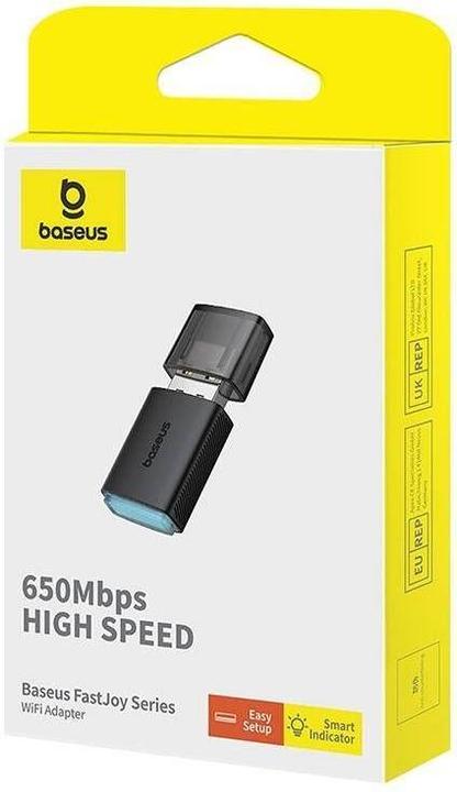 Produktbild Baseus BS-OH170 650 Mbit/s 5 GHz USB-Netzwerkkarte – Schwarz (USB)