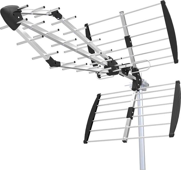 Produktbild Nedis Aussenantenne - UHF - Empfangsbereich: ≥50 km - LTE700 - Verstärkung dBi (bei Antennenkabel): 1 (Parabolantenne, 13.50 dB, LTE)