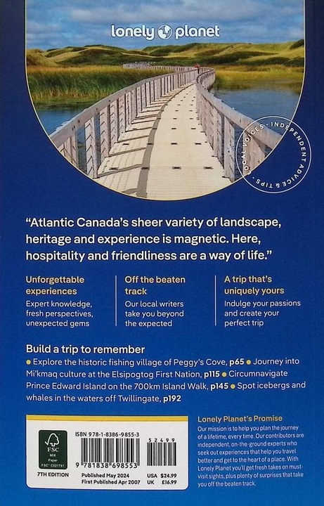 Produktbild Atlantic Canada (Englisch, Jennifer Bain, Carolyn B Heller, Lonely Planet, Darcy Rhyno, Cathy Donaldson, 2024)