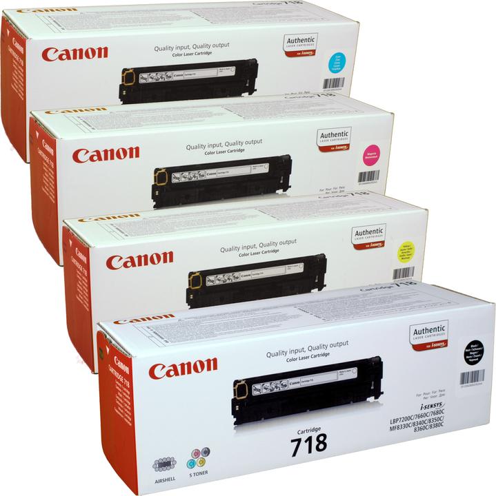 Immagine prodotto Canon 4 Toner 718 Multipack BK C M Y a 4 colori (M, C, Y, FC)