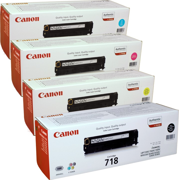 Immagine prodotto Canon 4 Toner 718 Multipack BK C M Y a 4 colori (M, C, Y, FC)