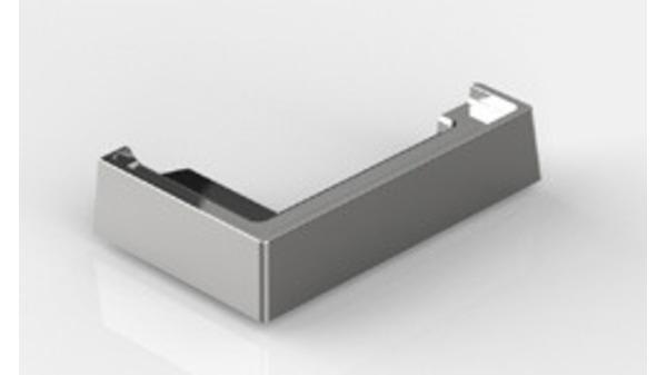 Actual product image Pauli+Sohn Abdeckkappe 90° links, glanzverchromt