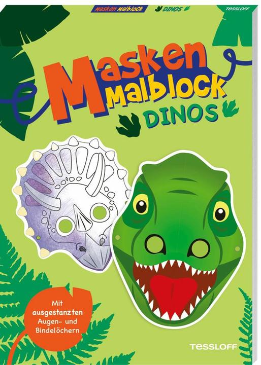 Tessloff Masken-Malblock. Dinos