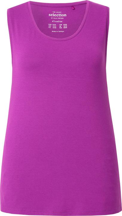 Produktbild Ulla Popken Top, Rundhals, Classic, Stretch, breite Träger, ärmellos (50, 52)