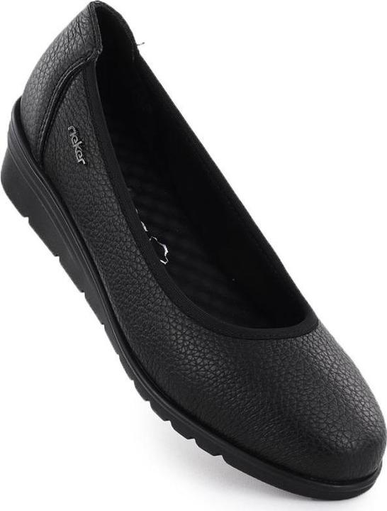Rieker Dames L5360 Ballerina, zwart, 39 EU, zwart, 39 EU (39)