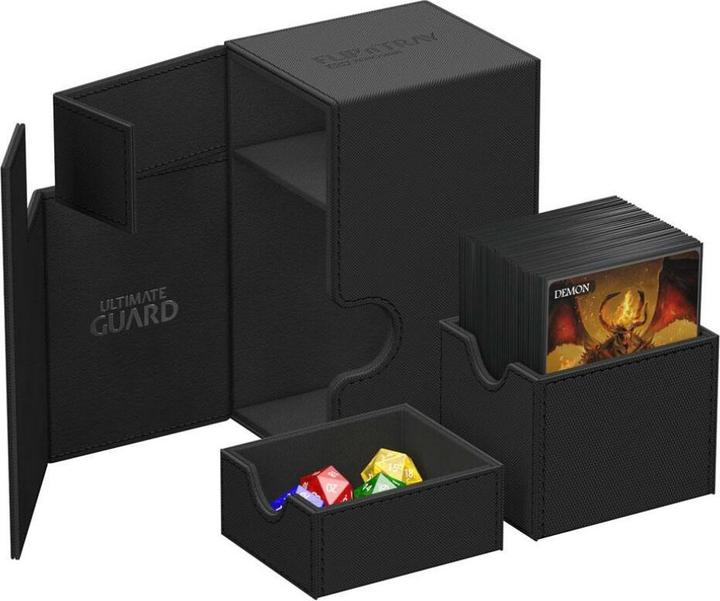 Produktbild Ultimate Guard Flip'n'Tray 80+ XenoSkin Monocolor Noir