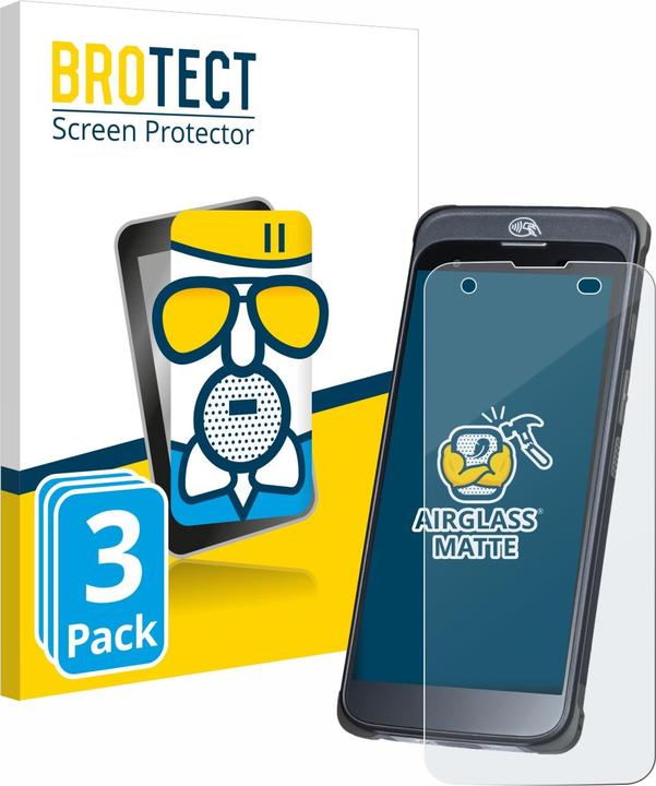 Actual product image BROTECT AirGlass Glass Matte (3 pcs., HTC 10)