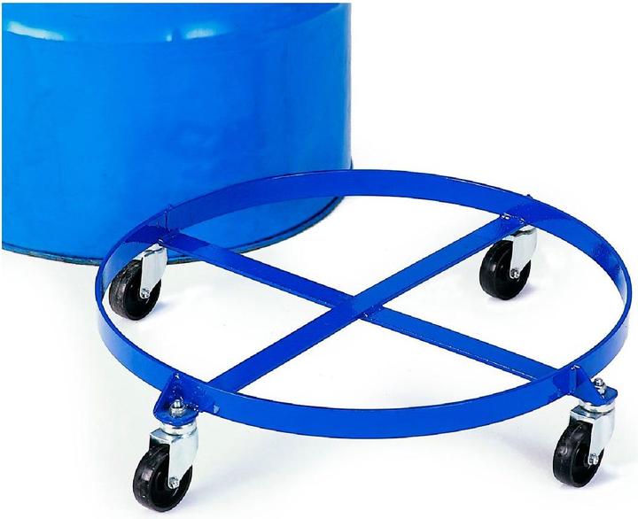 Rollcart Rullo per fusti per il trasporto in verticale di fusti in acciaio da 200 litri (250 kg)