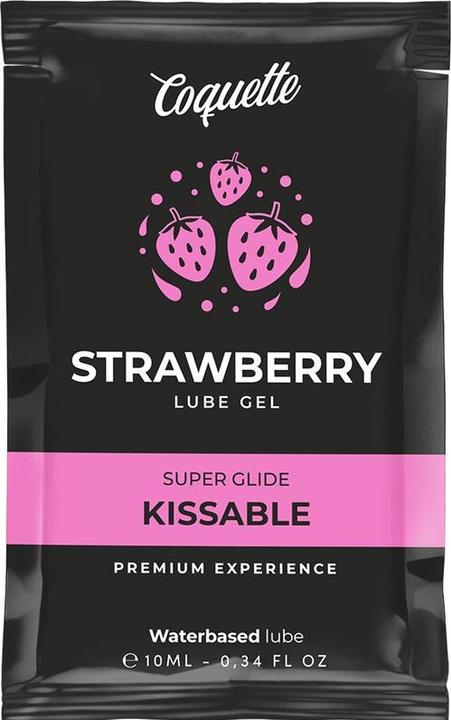 Actual product image Coquette Chic Desire Kissable Strawberry Lube Gel Water-Based 10 ml (10 ml)