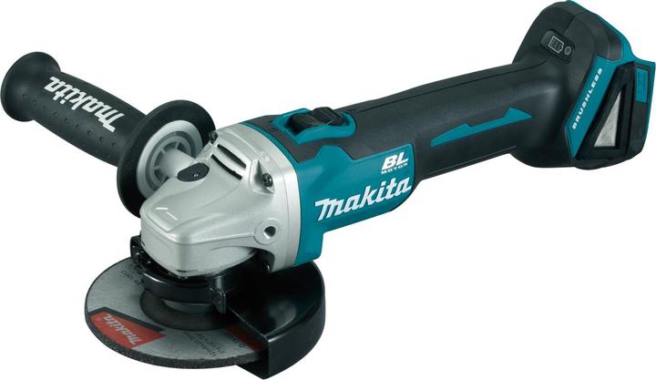 Actual product image Makita DGA 506 Y1J Battery angle grinder 18V 125mm Brushless + 1x battery 1,5Ah + Makpac - without charger (125 mm)