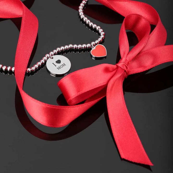Produktbild La Petite Story Family I Love Mom Armband (20 cm, Edelstahl)