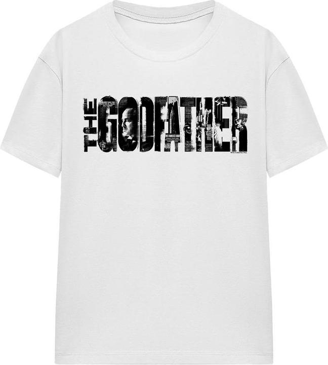 Actual product image The Godfather Unisex Adult Newspaper Logo T-Shirt (M)