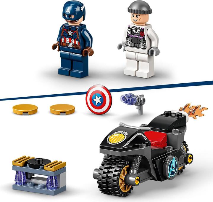 Immagine prodotto LEGO Duello tra Capitan America e l'HYDRA (76189, LEGO Marvel)