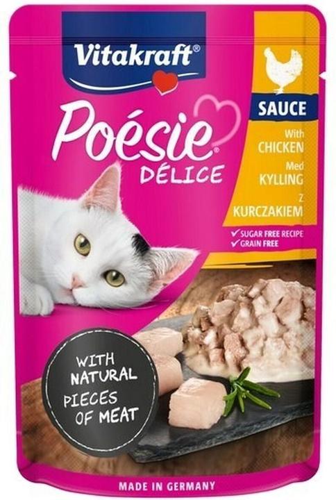 Immagine prodotto Vitakraft POESIE DELICE pollo - cibo umido per gatti - 85 g (85 g)