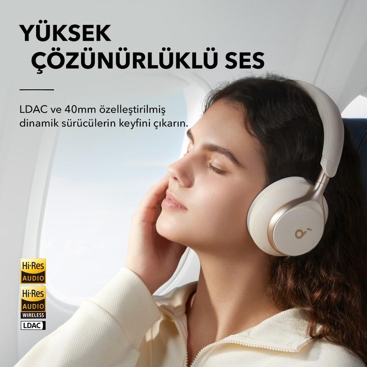 Produktbild soundcore Space One (ANC, 40 h, Kabellos, Kabelgebunden)