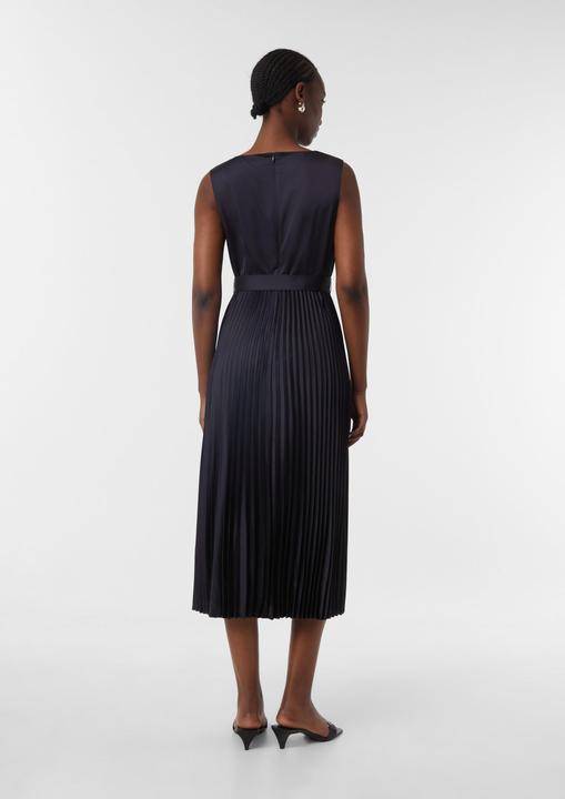 Image du produit Comma Kleid Elegantes Satinkleid mit plissiertem Rock (42)