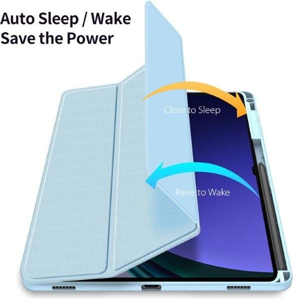 Actual product image Dux Ducis Toby Series Bookcover Cover (Galaxy Tab S9 FE+, Galaxy Tab S10+, Galaxy Tab S9+)
