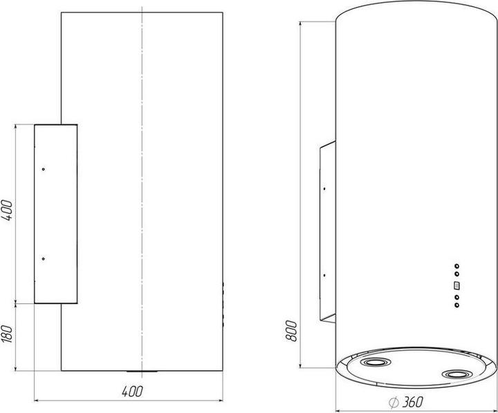 Image du produit Guzzanti GZ 678W (Hotte îlot)