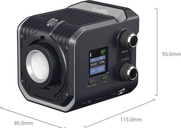 Image du produit SmallRig Dauerlicht RC 100C COB Pro Version, Studioblitzanlagen (éclairage de studio)